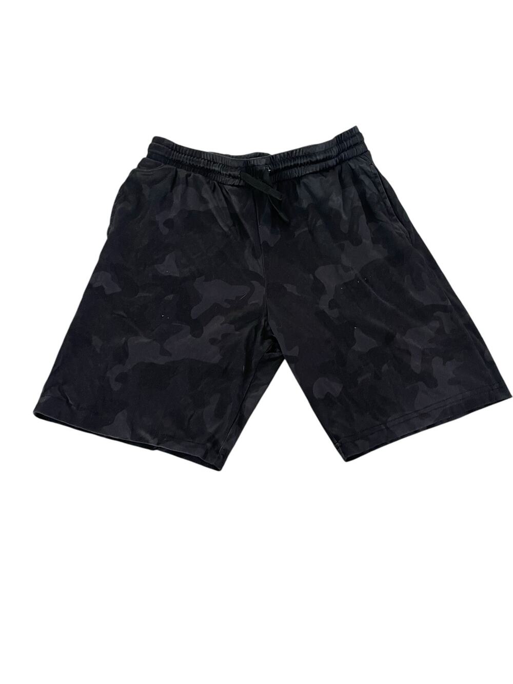 Dip Boys Black Gray Camo Camouflage Athletic Shorts Youth Size Large 12-14